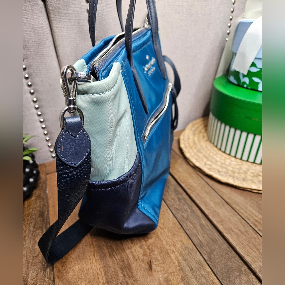 Kate Spade Crossbody Tote Dark Peacock - Picture 7 of 12